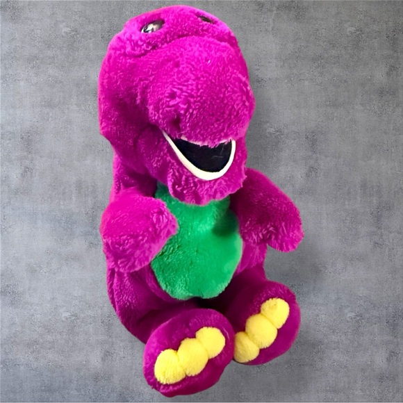 Vintage 1992  Barney the Dinosaur Plush Stuffed Animal - Picture 1 of 8